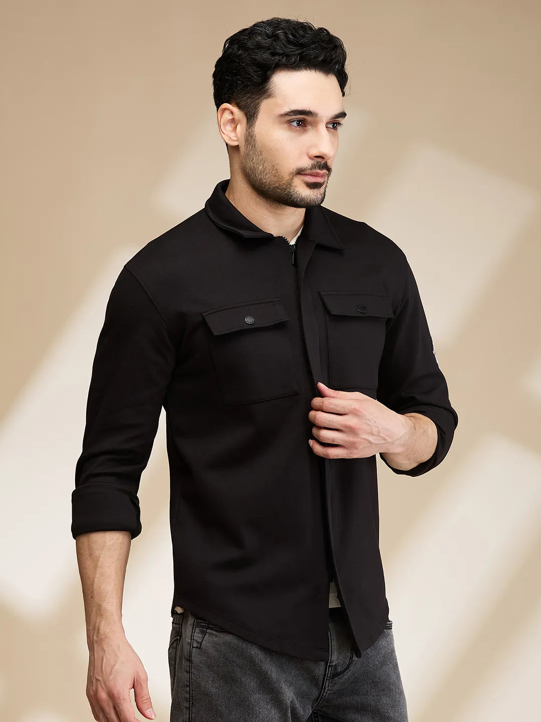 Being Human Clothing Mens-Top Shirts Black