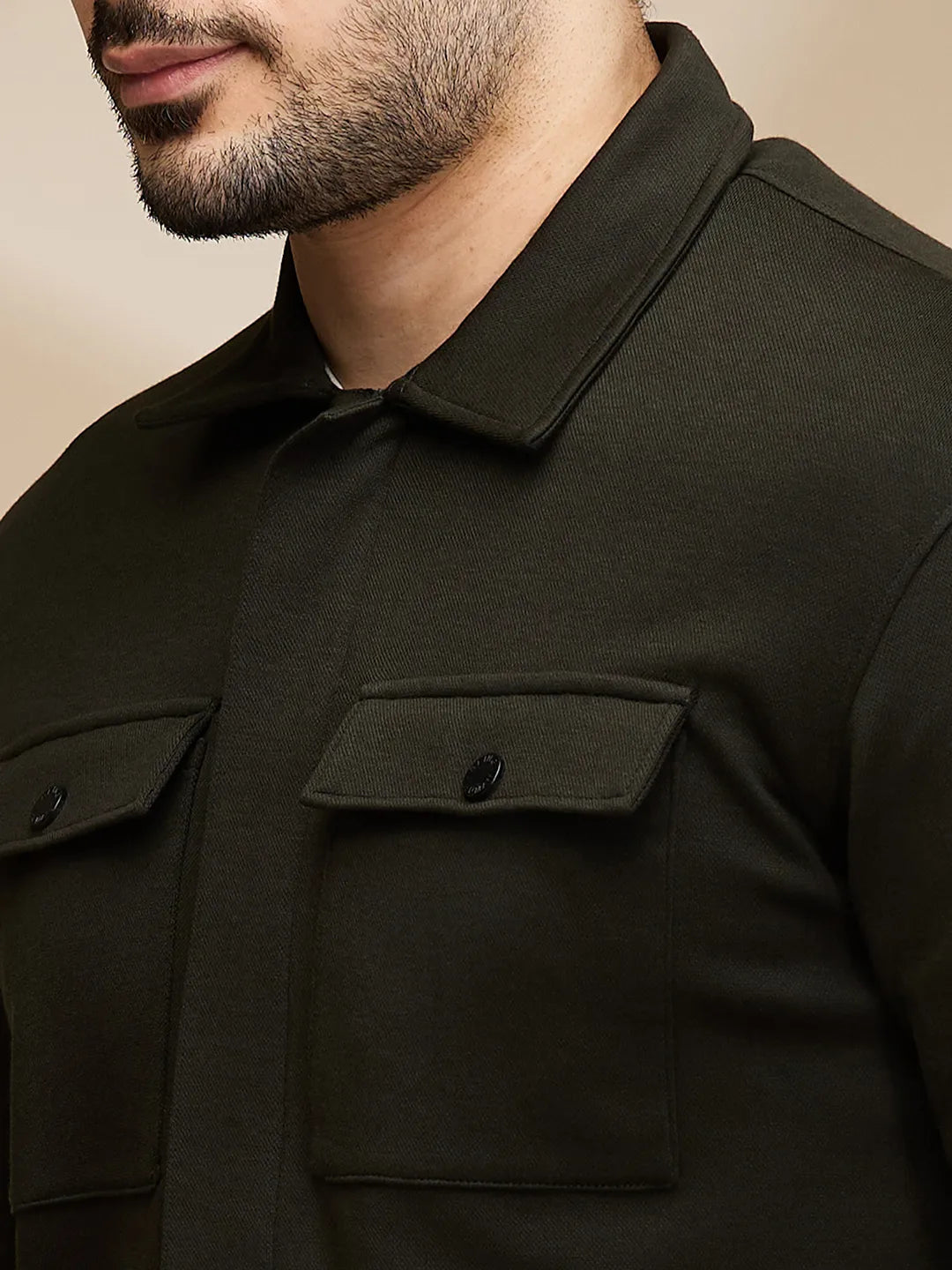 Being Human Clothing Mens-Top Shirts Olive