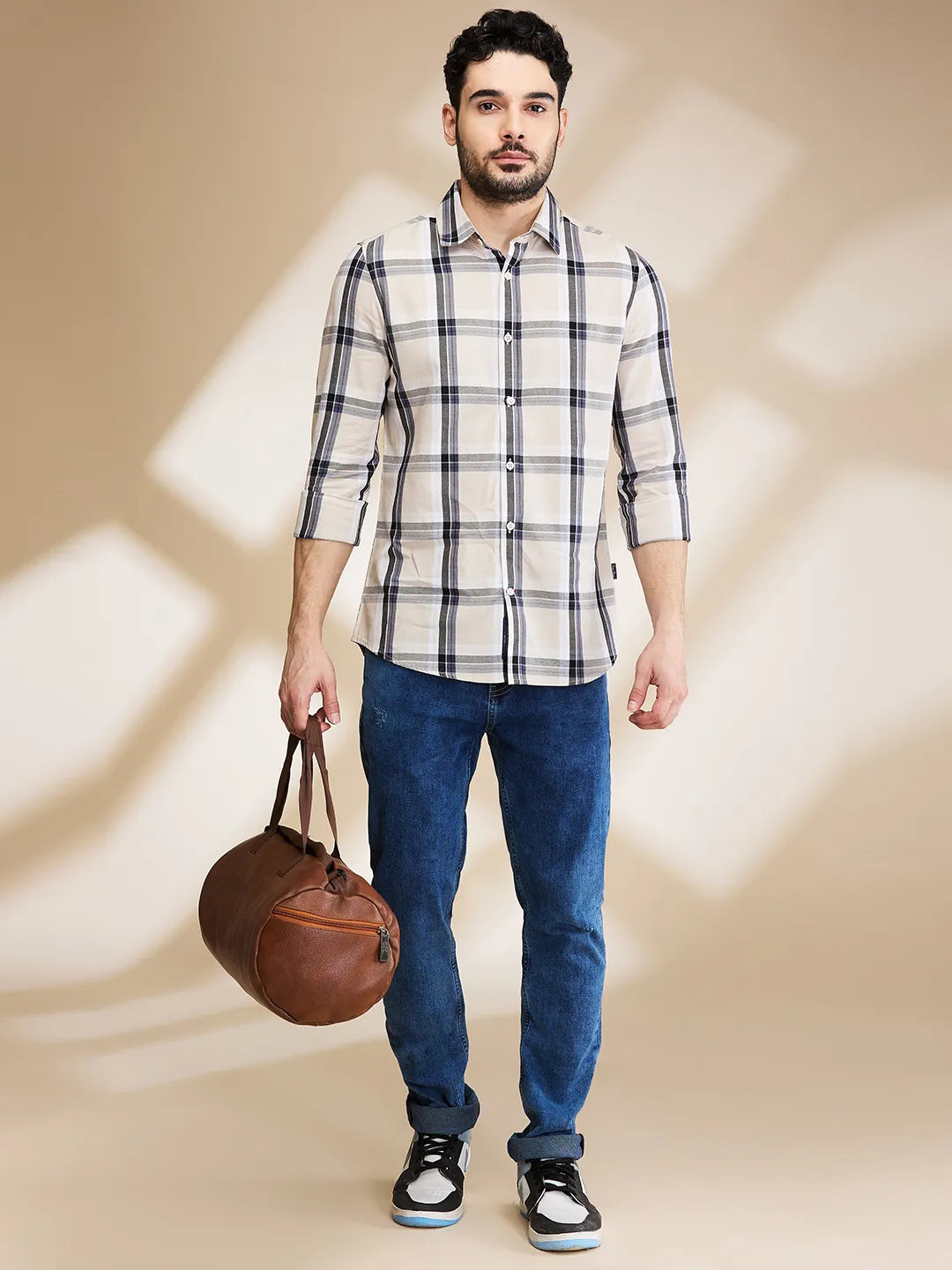 Being Human Clothing Mens-Top Shirts Beige