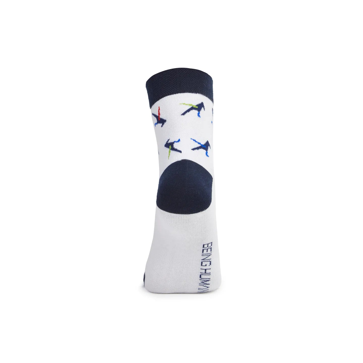 Accessories White/Navy Socks by Being Human Clothing