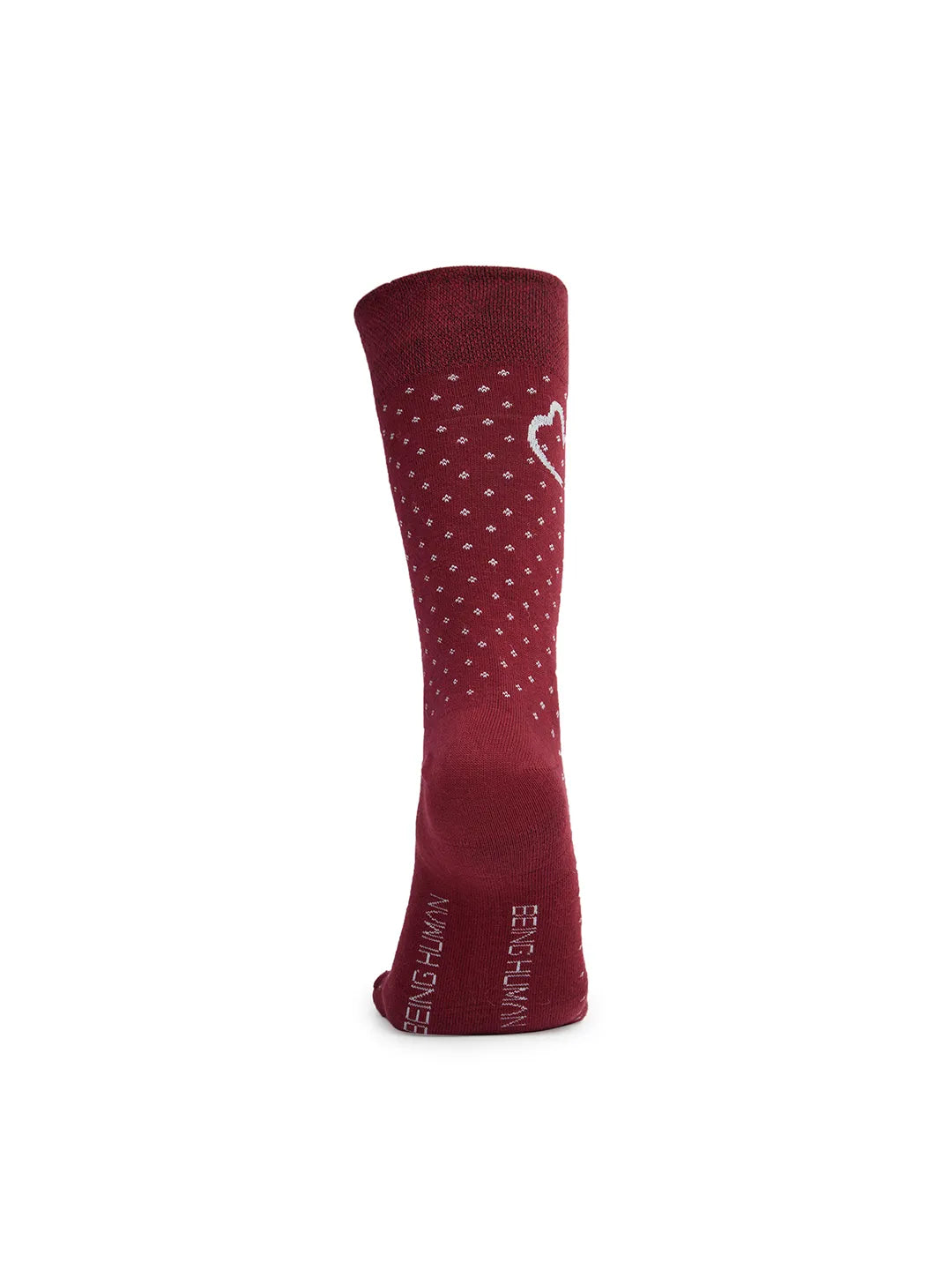Accessories Maroon Socks by Being Human Clothing