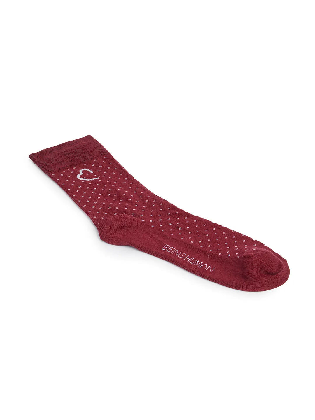 Accessories Maroon Socks by Being Human Clothing