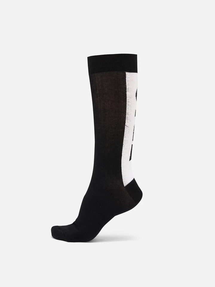 Black Cotton Blend Men's Socks by Being Human Clothing