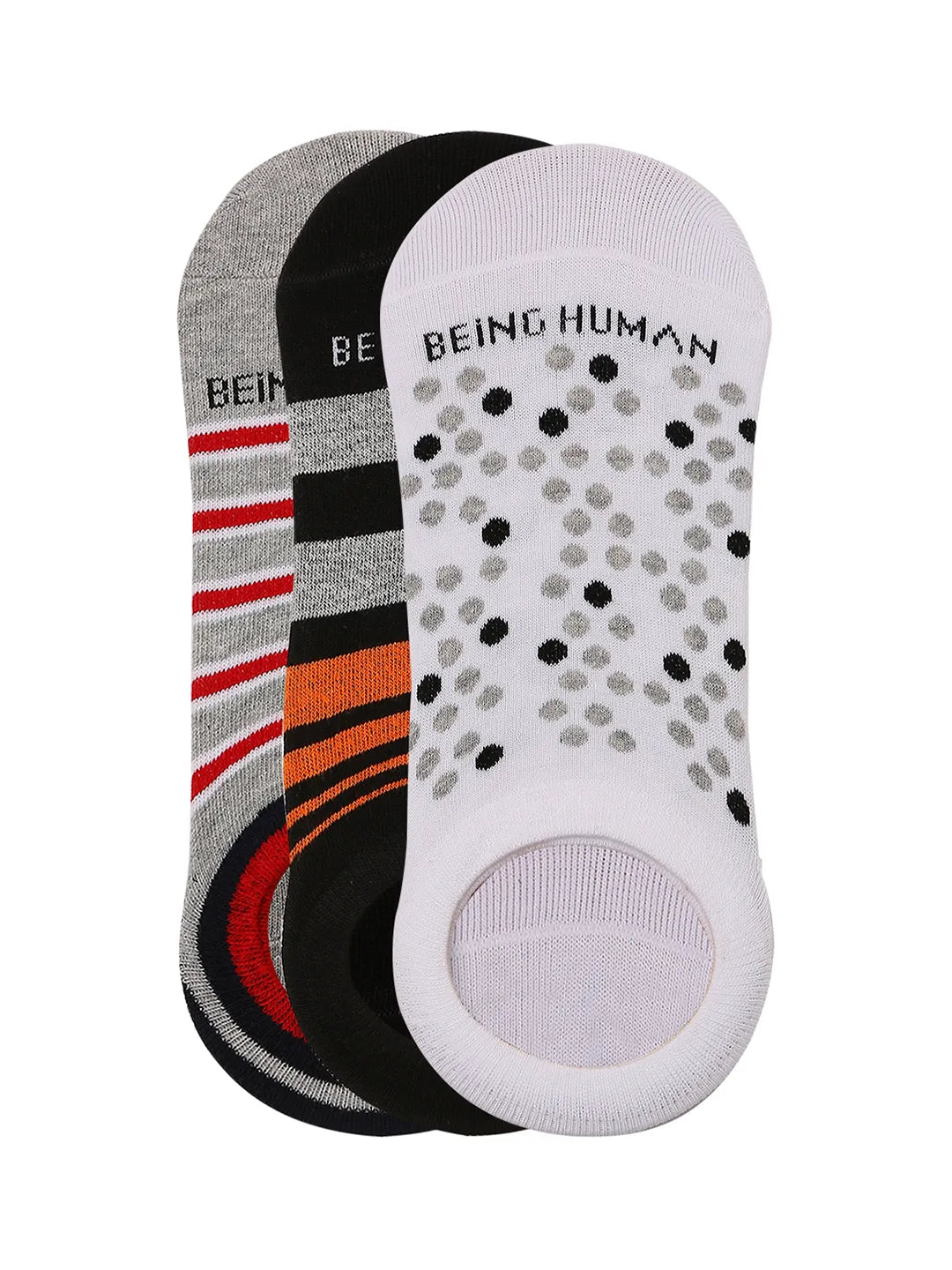 Being Human Clothing Accessories Invisible Socks-Multicolor