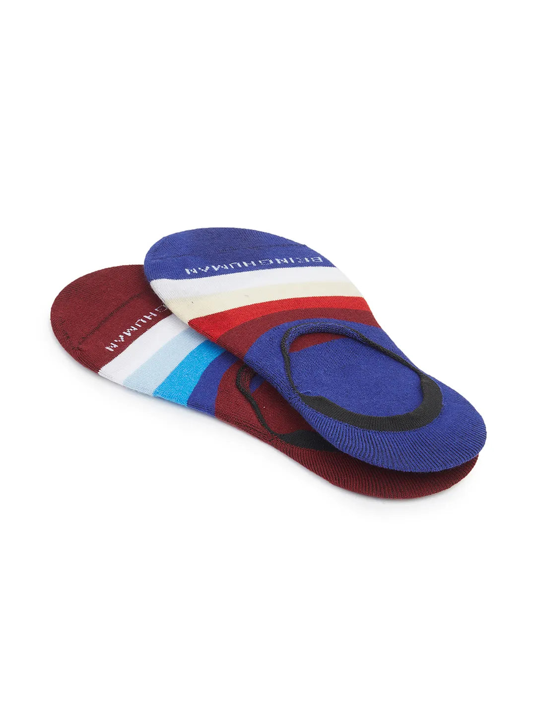 Accessories Wine/Royal Blue Socks by Being Human Clothing