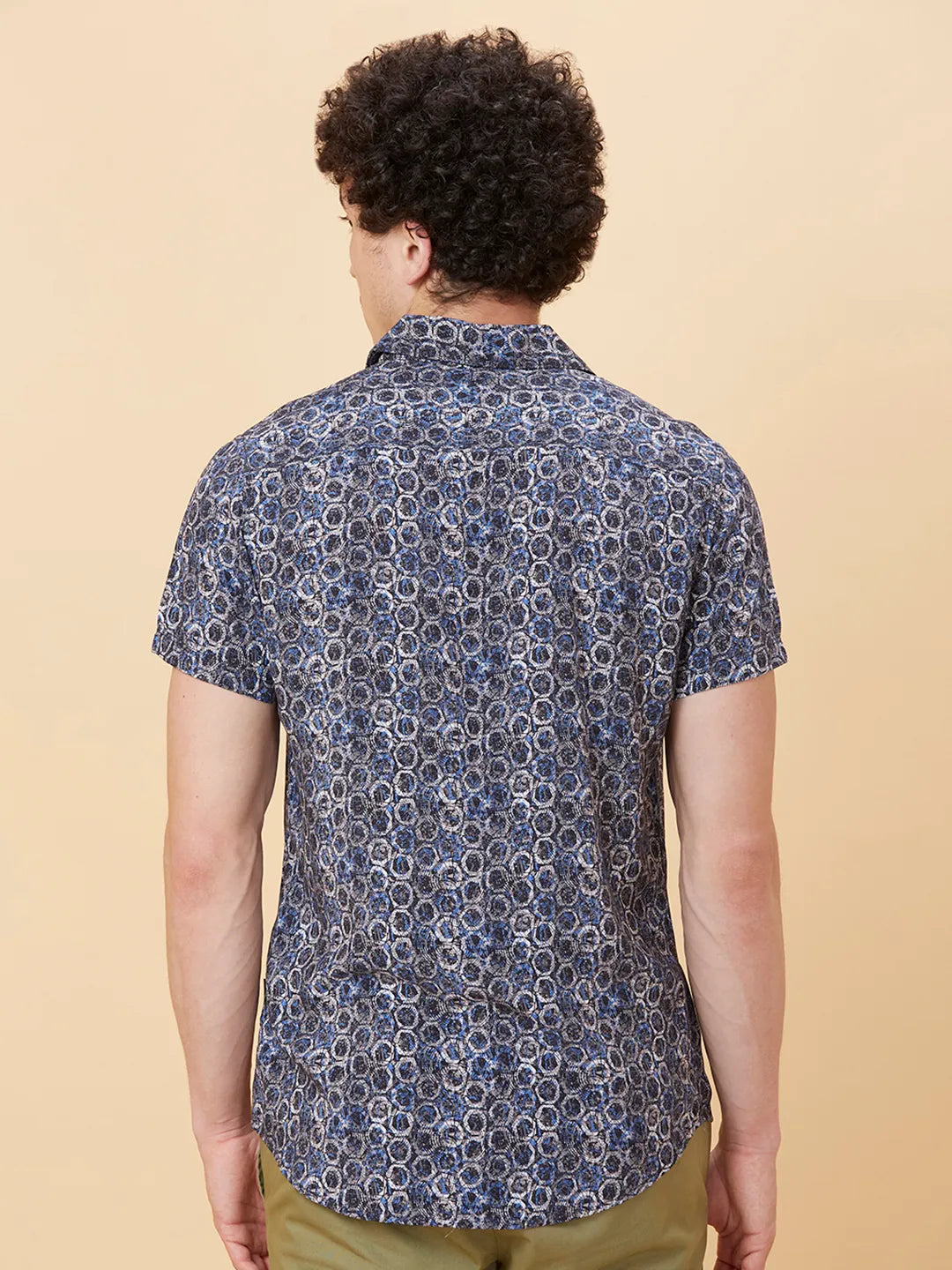 White Slim Fit Regular Collar Men's Shirt by Being Human Clothing