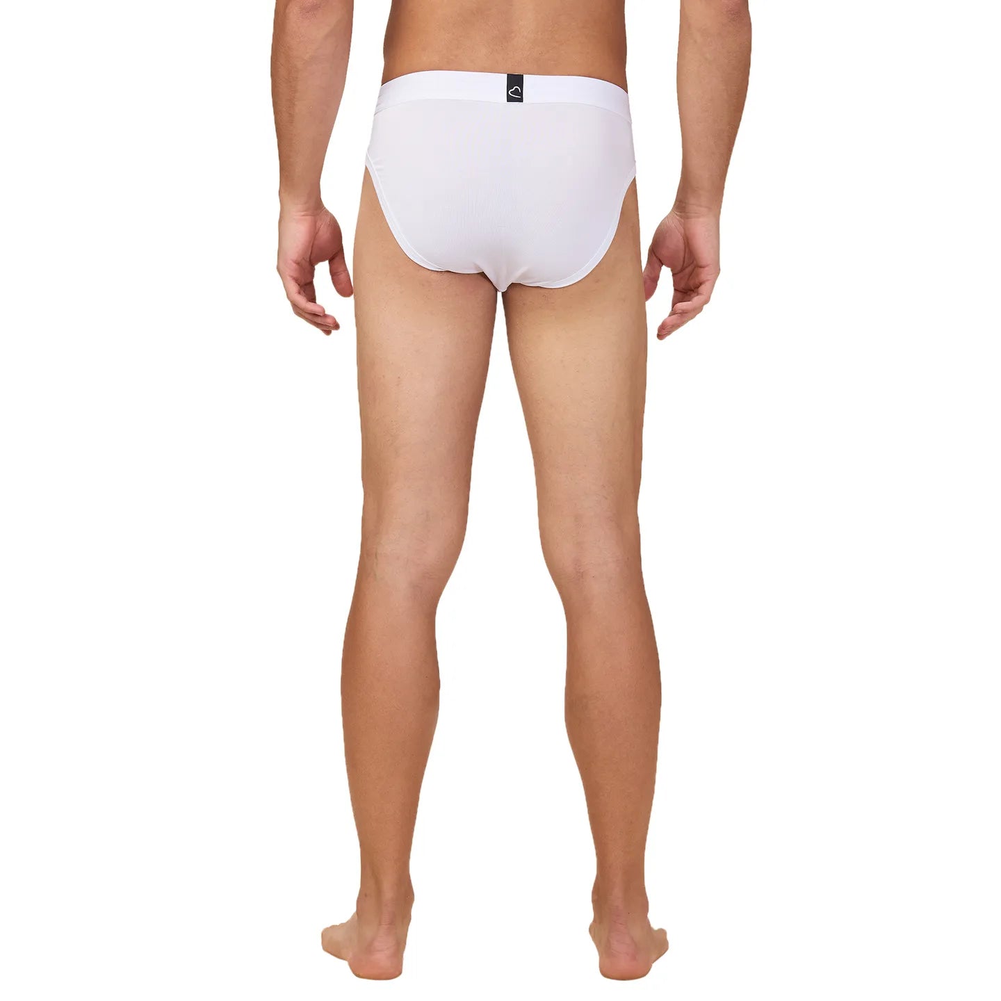 Being Human Clothing Mens- Mid Rise Brief Underwear White