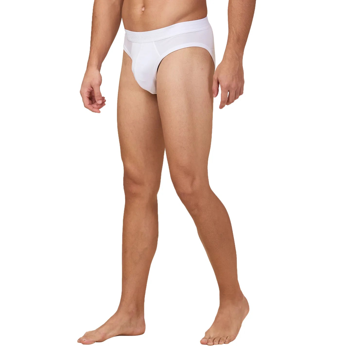 Being Human Clothing Mens- Mid Rise Brief Underwear White