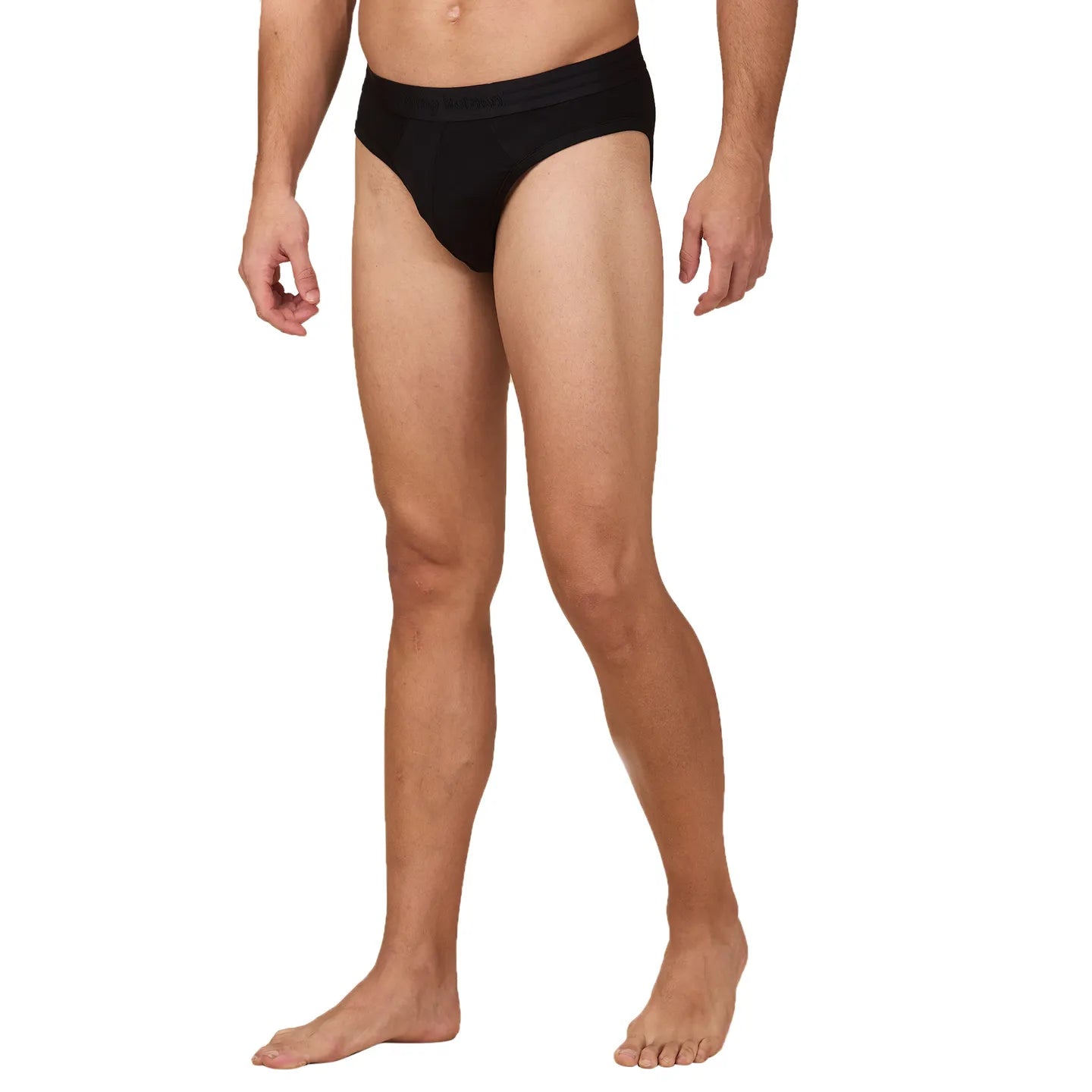 Being Human Clothing Mens- Mid Rise Brief Underwear Black