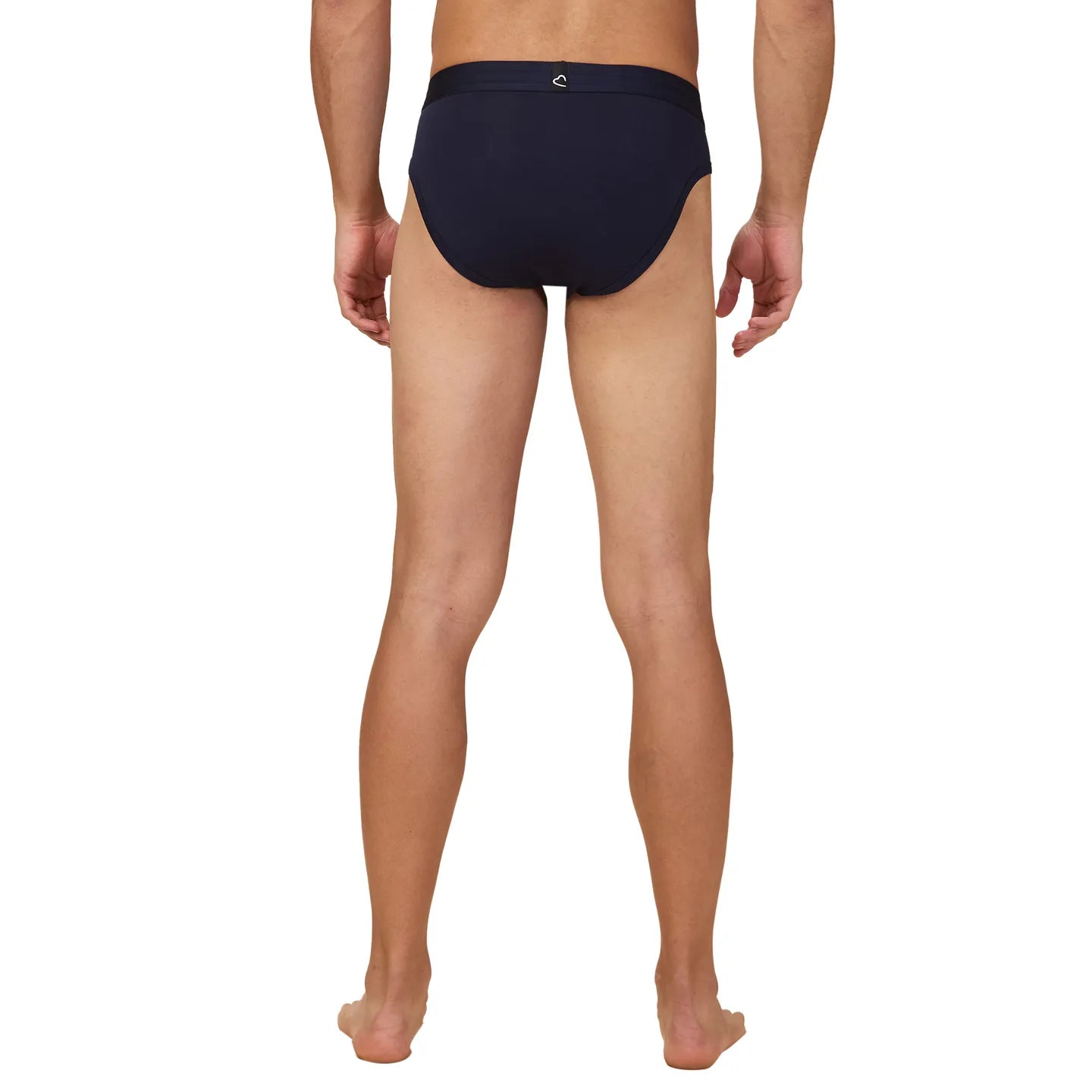 Being Human Clothing Mens- Mid Rise Brief Underwear Navy