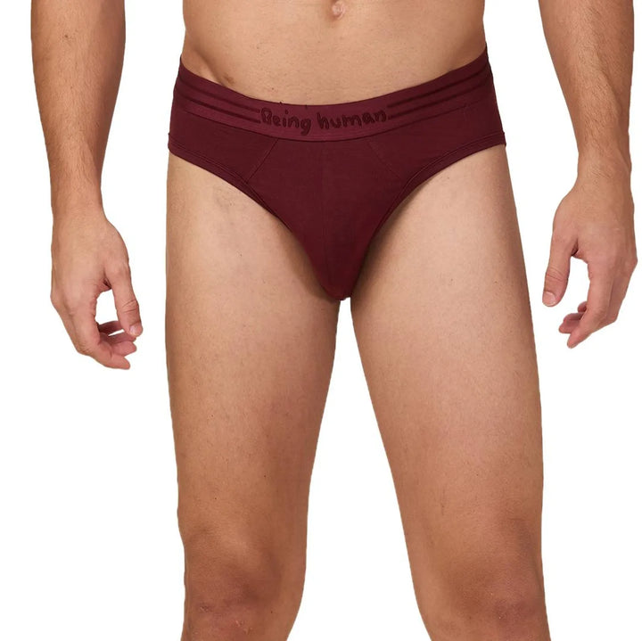 Red Men's Brief by Being Human Clothing
