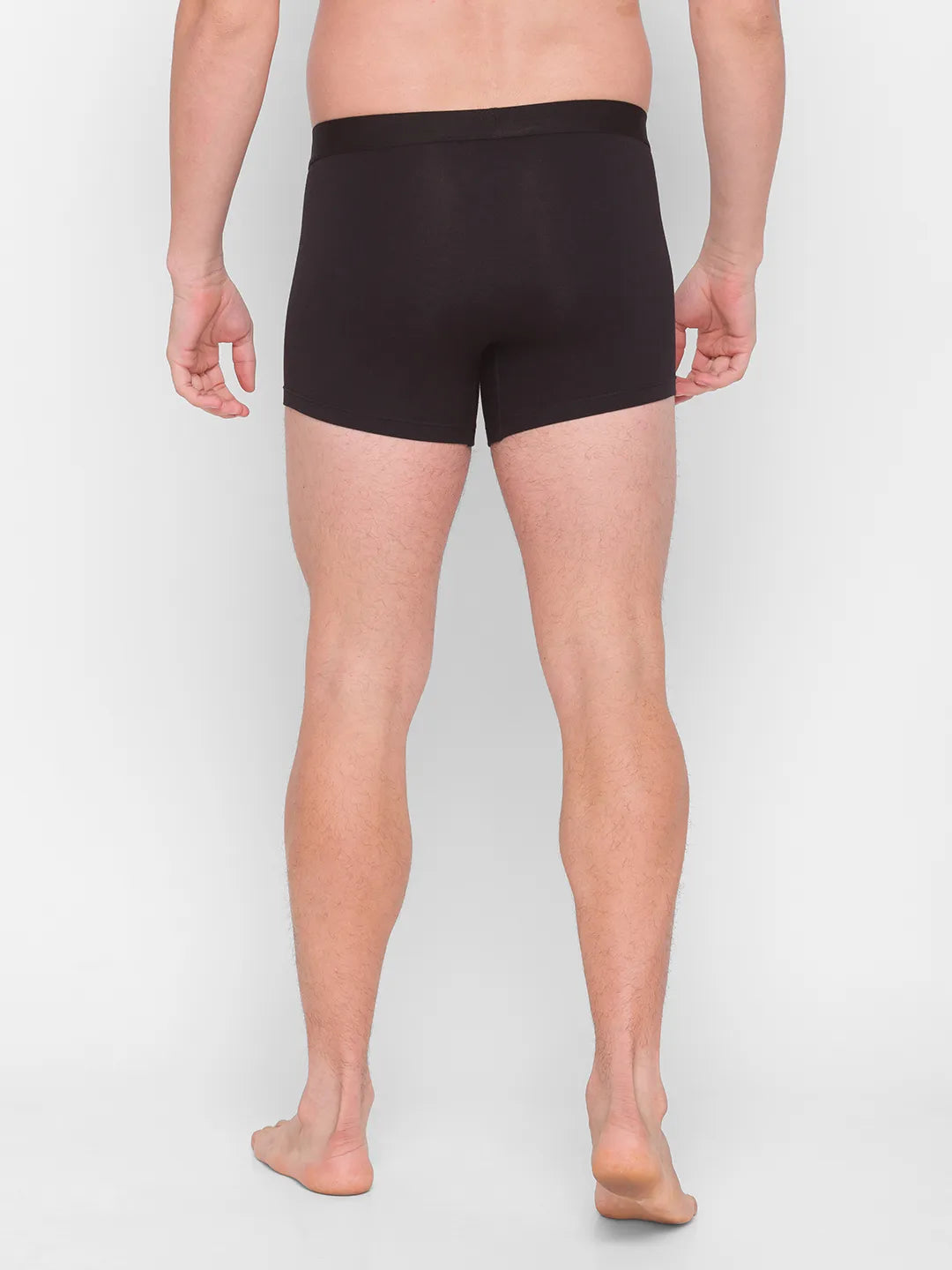 Black Regular Fit Cotton Trunk by Being Human Clothing