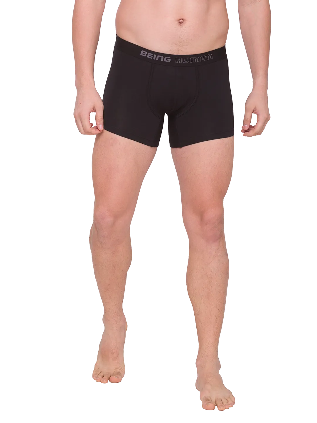 Being Human Clothing Men Regular Fit Trunk-White/Black