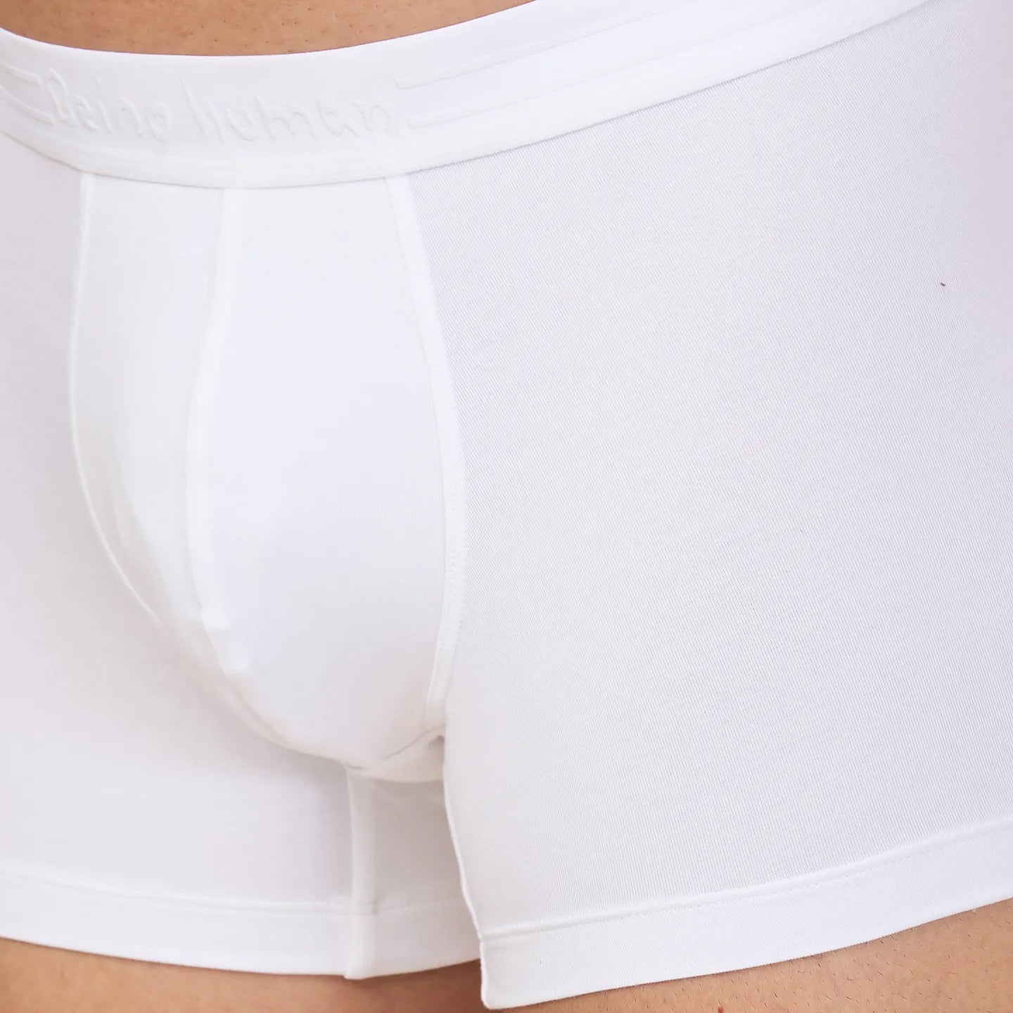 Being Human Clothing Mens- Mid Rise Trunk Underwear White