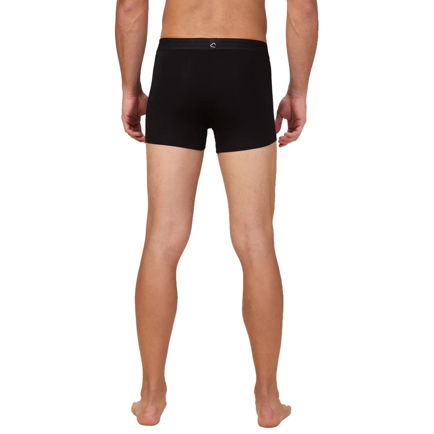 Being Human Clothing Mens- Mid Rise Trunk Underwear Black