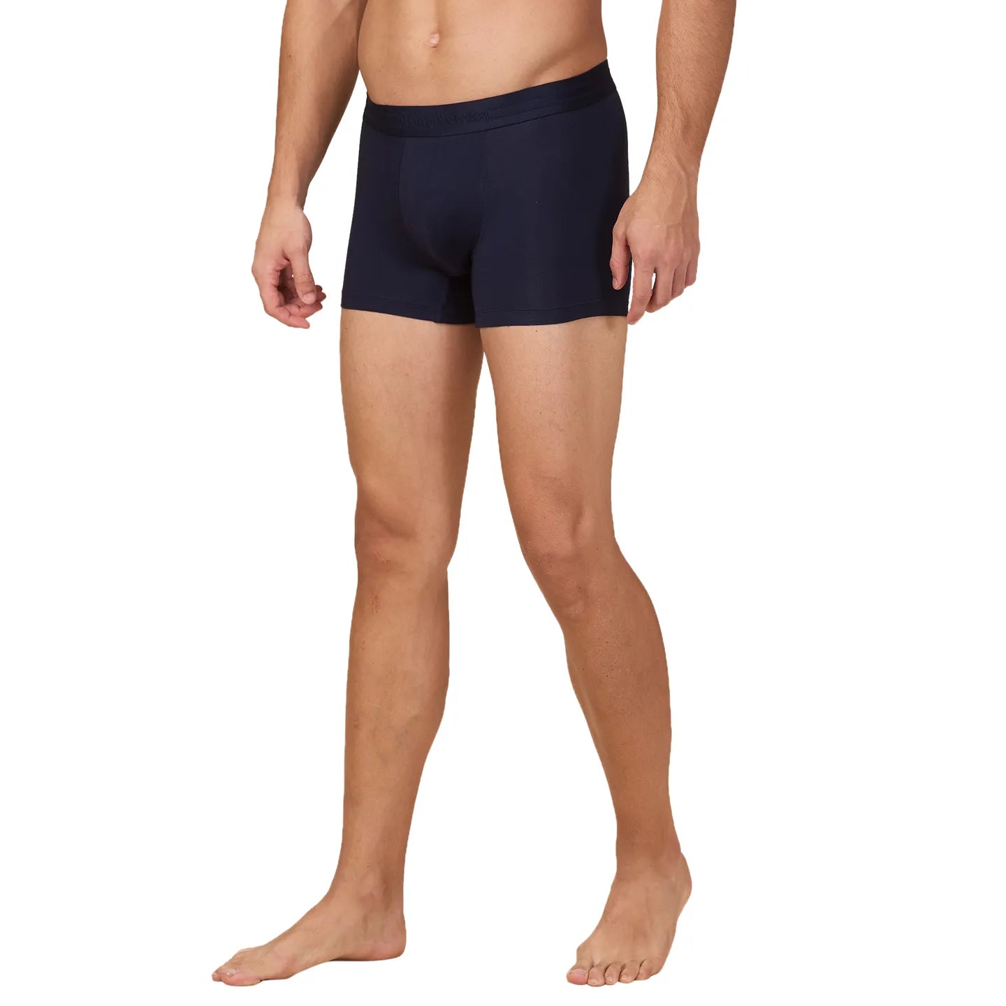 Being Human Clothing Mens- Mid Rise Trunk Underwear Navy