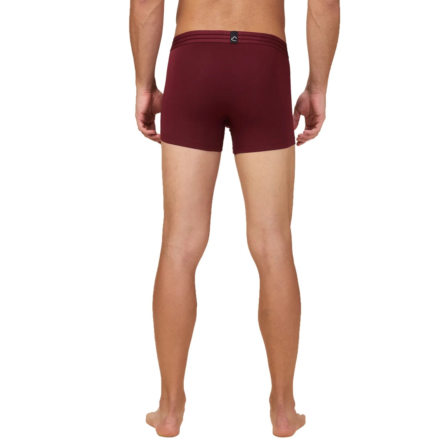 Being Human Clothing Mens- Mid Rise Trunk Underwear Wine