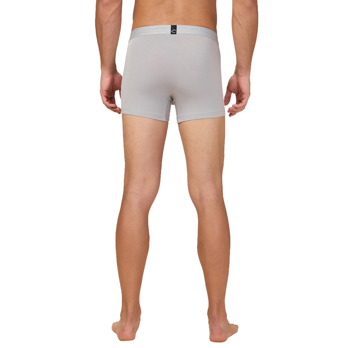 Being Human Clothing Mens- Mid Rise Trunk Underwear Lt.Grey