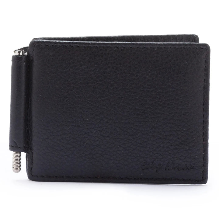 Black Leather Men's Wallet by Being Human Clothing