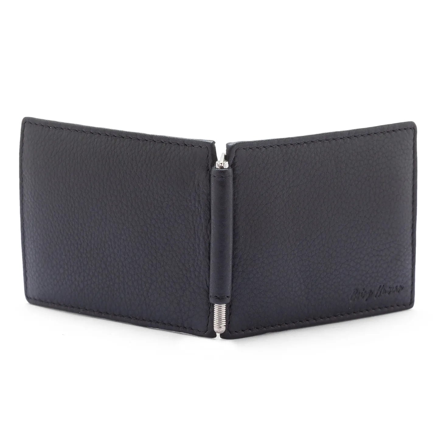 Black Leather Men's Wallet by Being Human Clothing