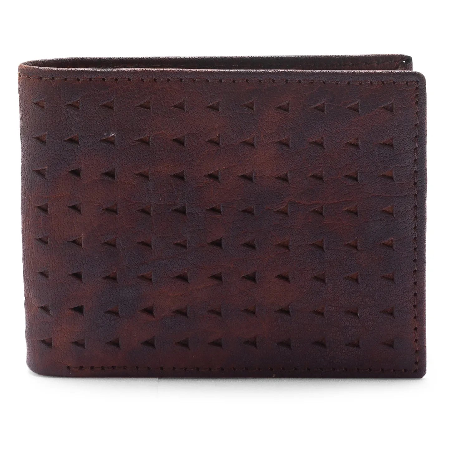 Dark Brown Leather Men's Wallet by Being Human Clothing