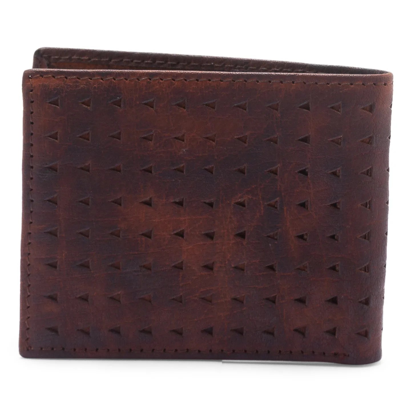 Dark Brown Leather Men's Wallet by Being Human Clothing