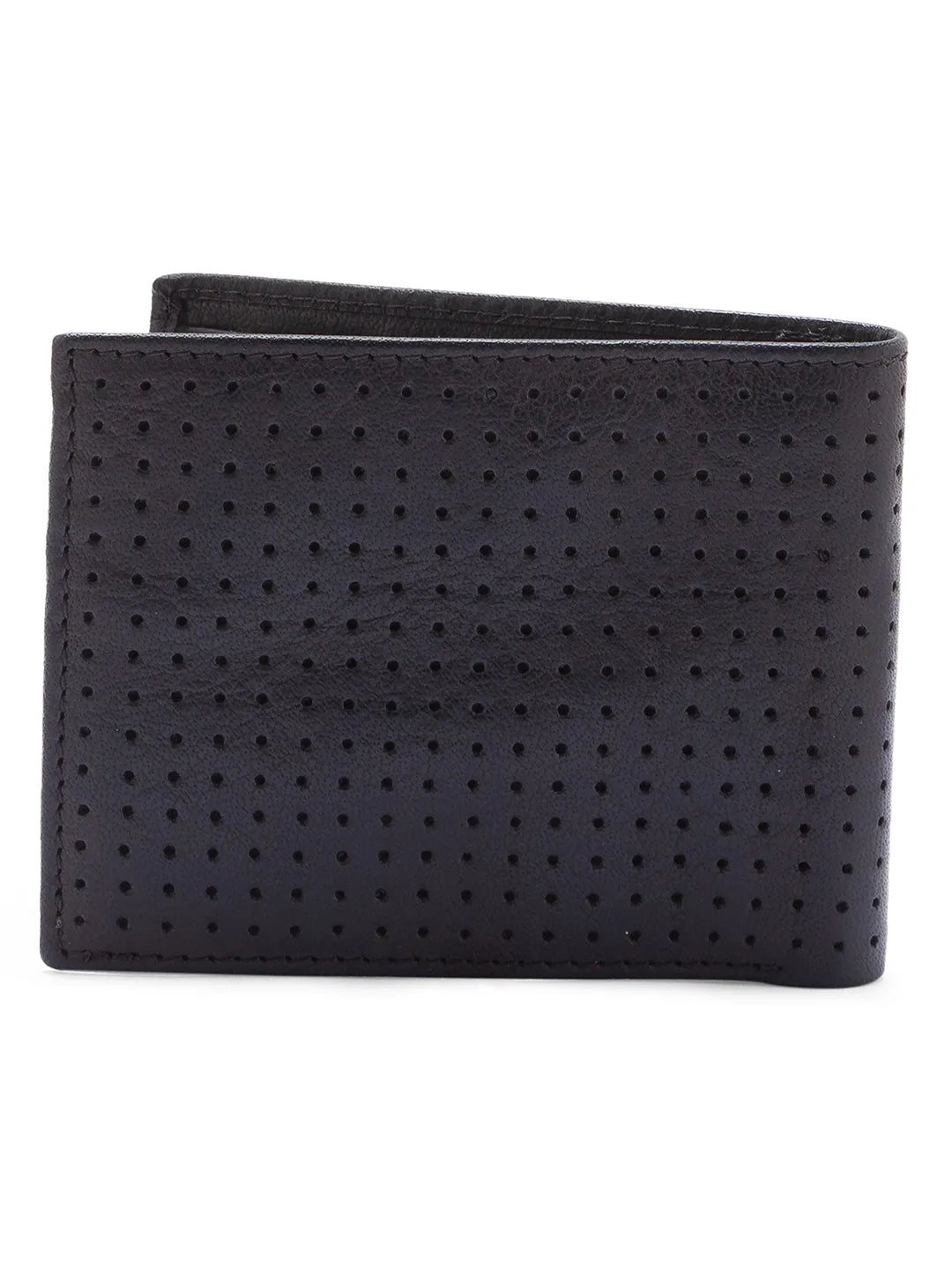 Black Leather Men's Wallet by Being Human Clothing