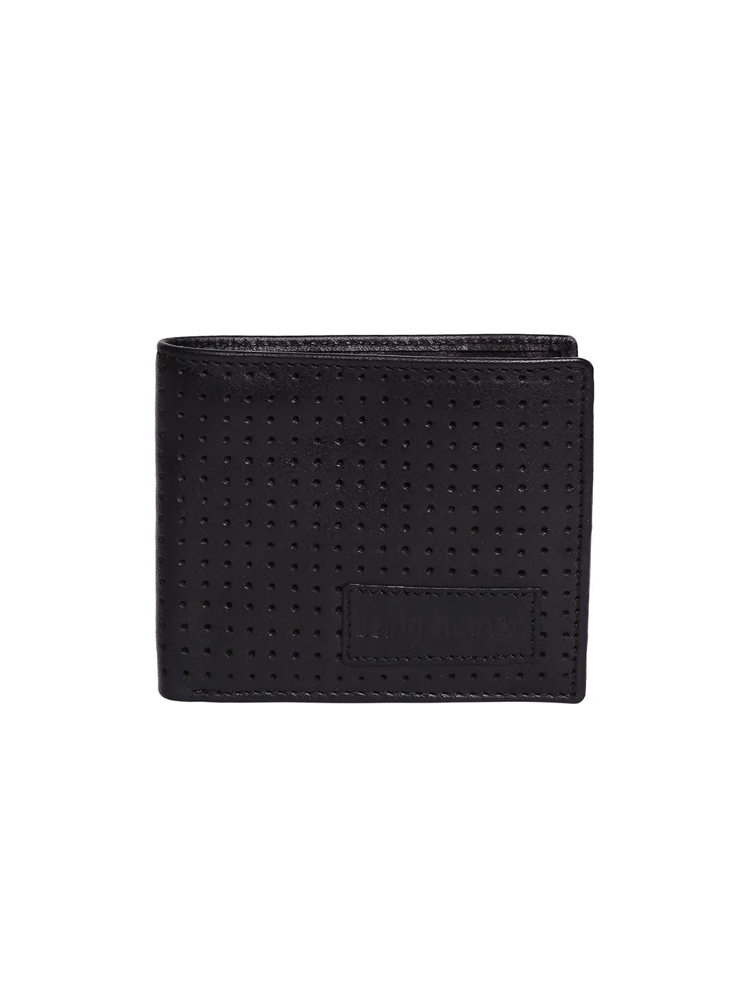 Black Leather Men's Wallet by Being Human Clothing