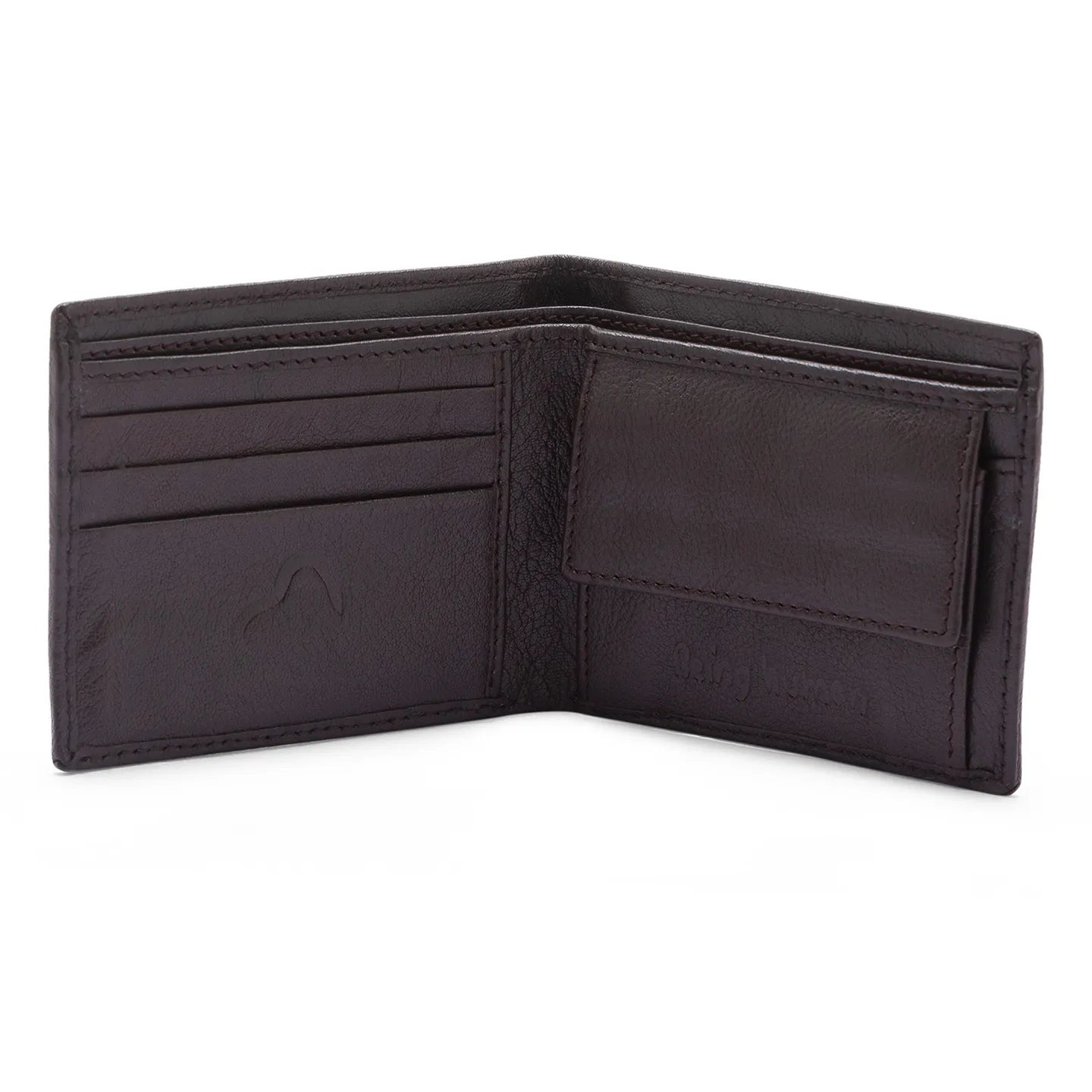 Dark  Brown Leather Men's Wallet by Being Human Clothing