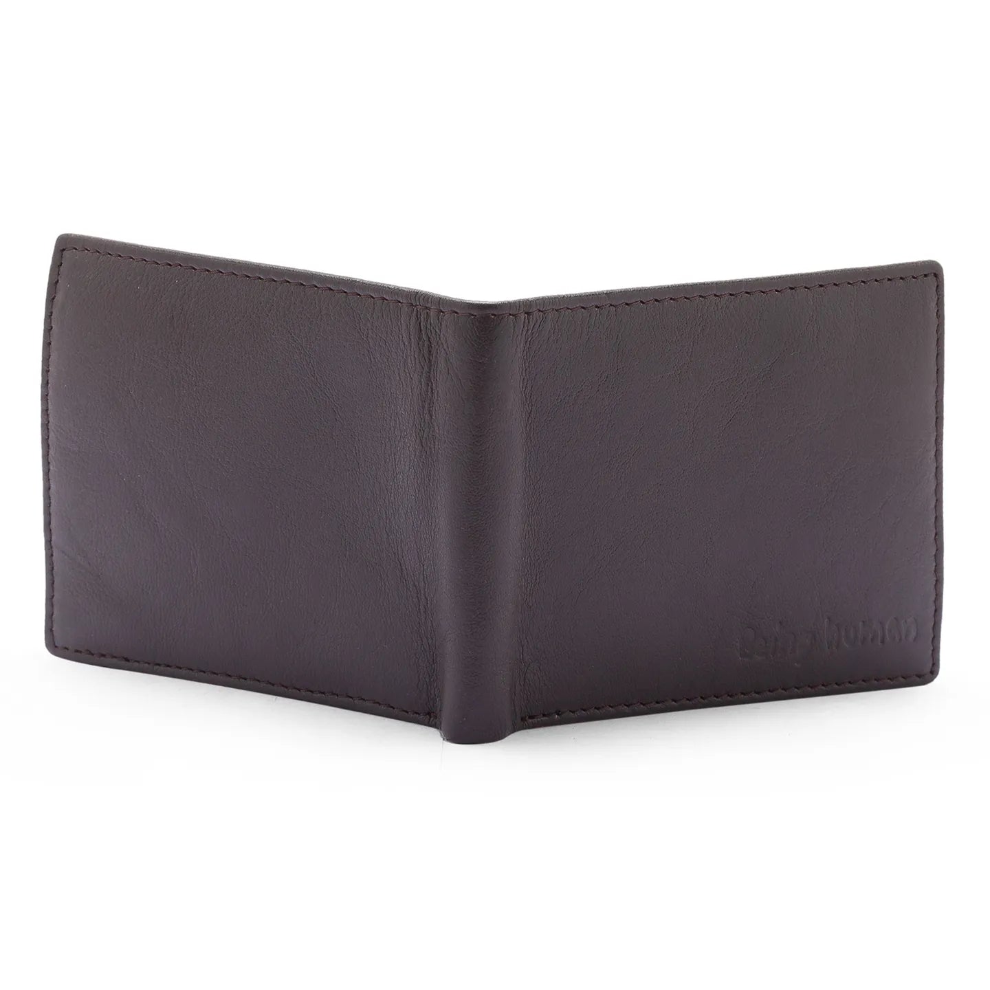 Dark  Brown Leather Men's Wallet by Being Human Clothing