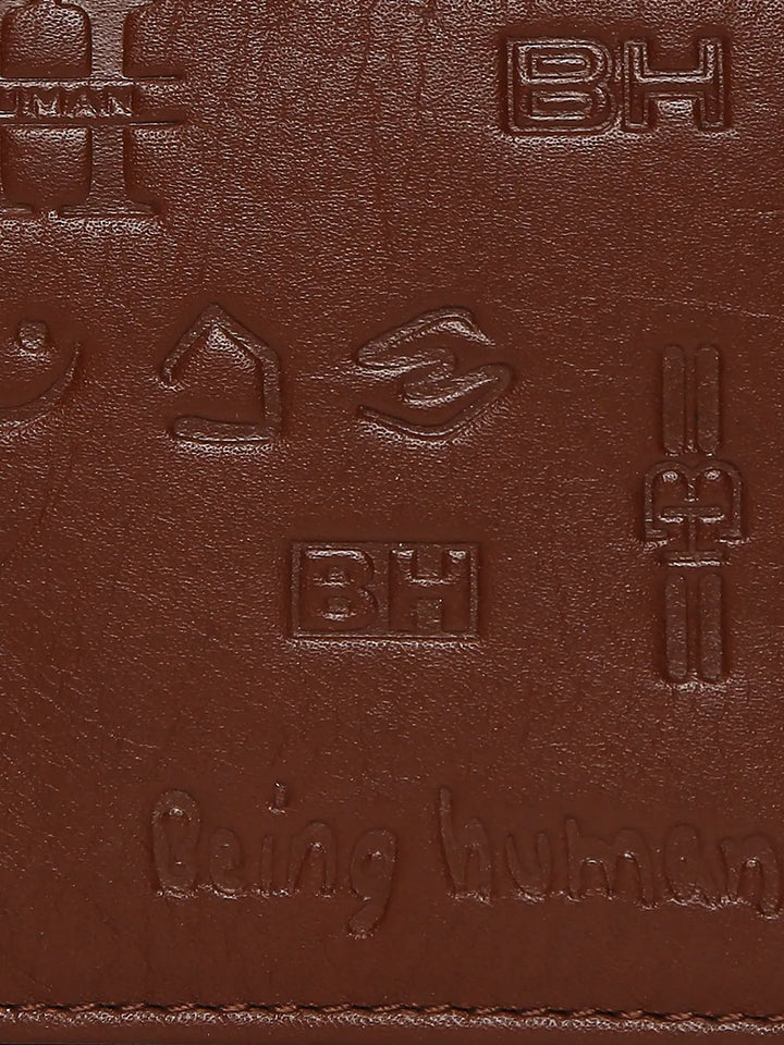 Brown Men's Wallet by Being Human Clothing