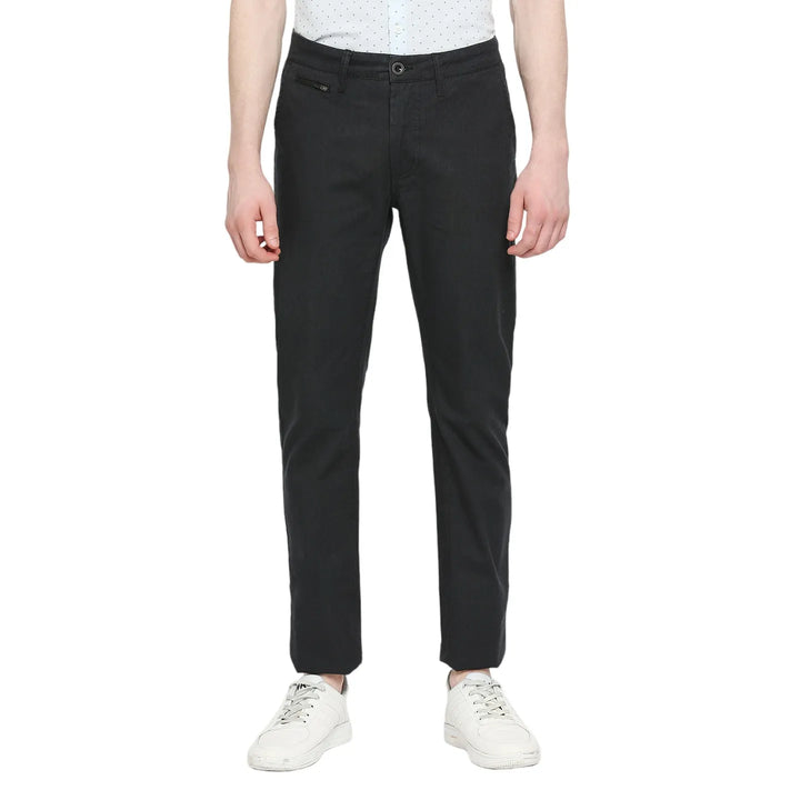 Black Slim Fit Men's Chinos by Being Human Clothing