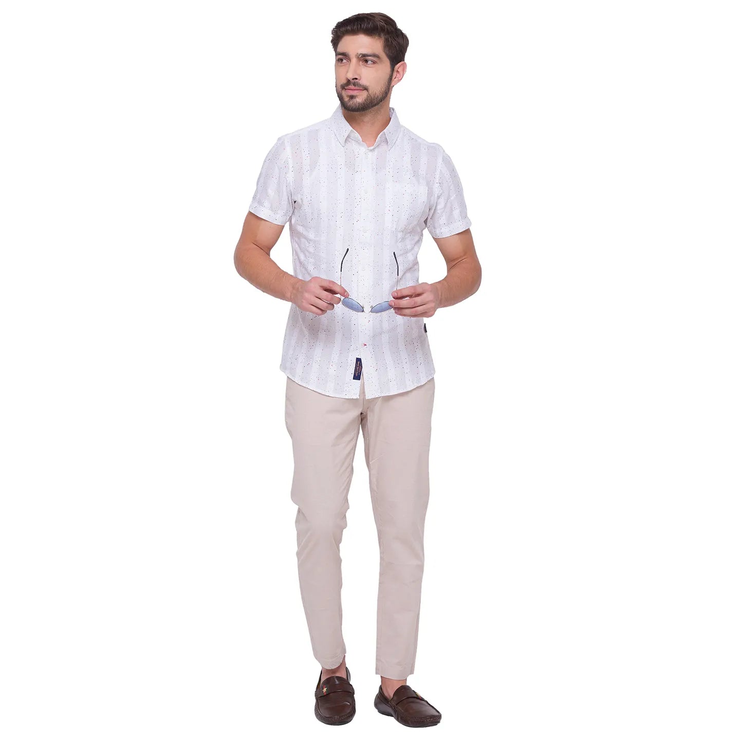 Being Human Clothing Men Slim Cropped Fit Chino-Beige