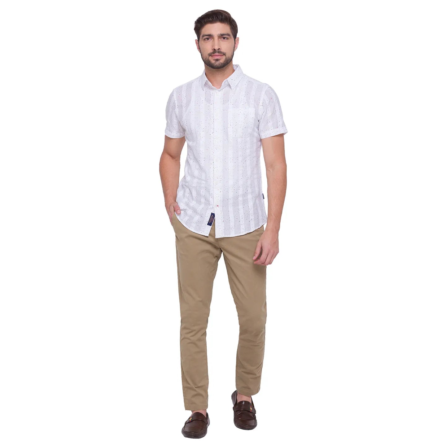 Being Human Clothing Men Slim Fit Chino-Khaki