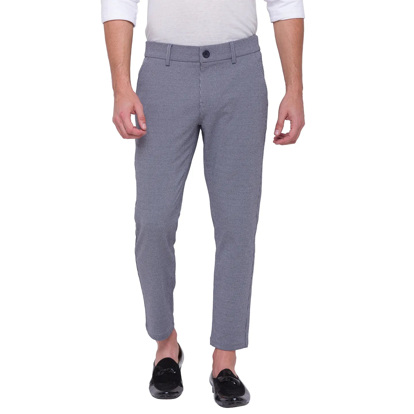 Being Human Clothing Men Cropped Fit Chino-Teal