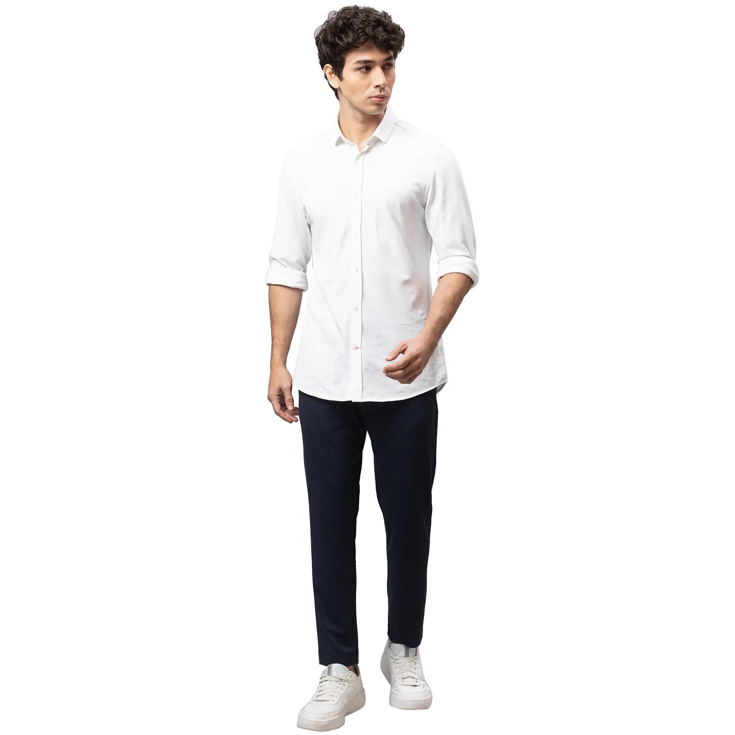 Being Human Clothing Men Cropped Fit Chino-Navy