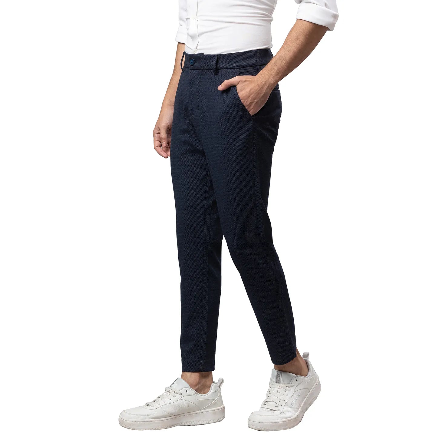 Being Human Clothing Men Cropped Fit Chino-Navy