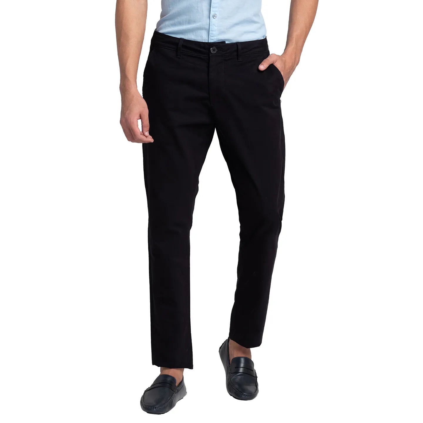 Being Human Clothing Men Slim Fit Chino-Black