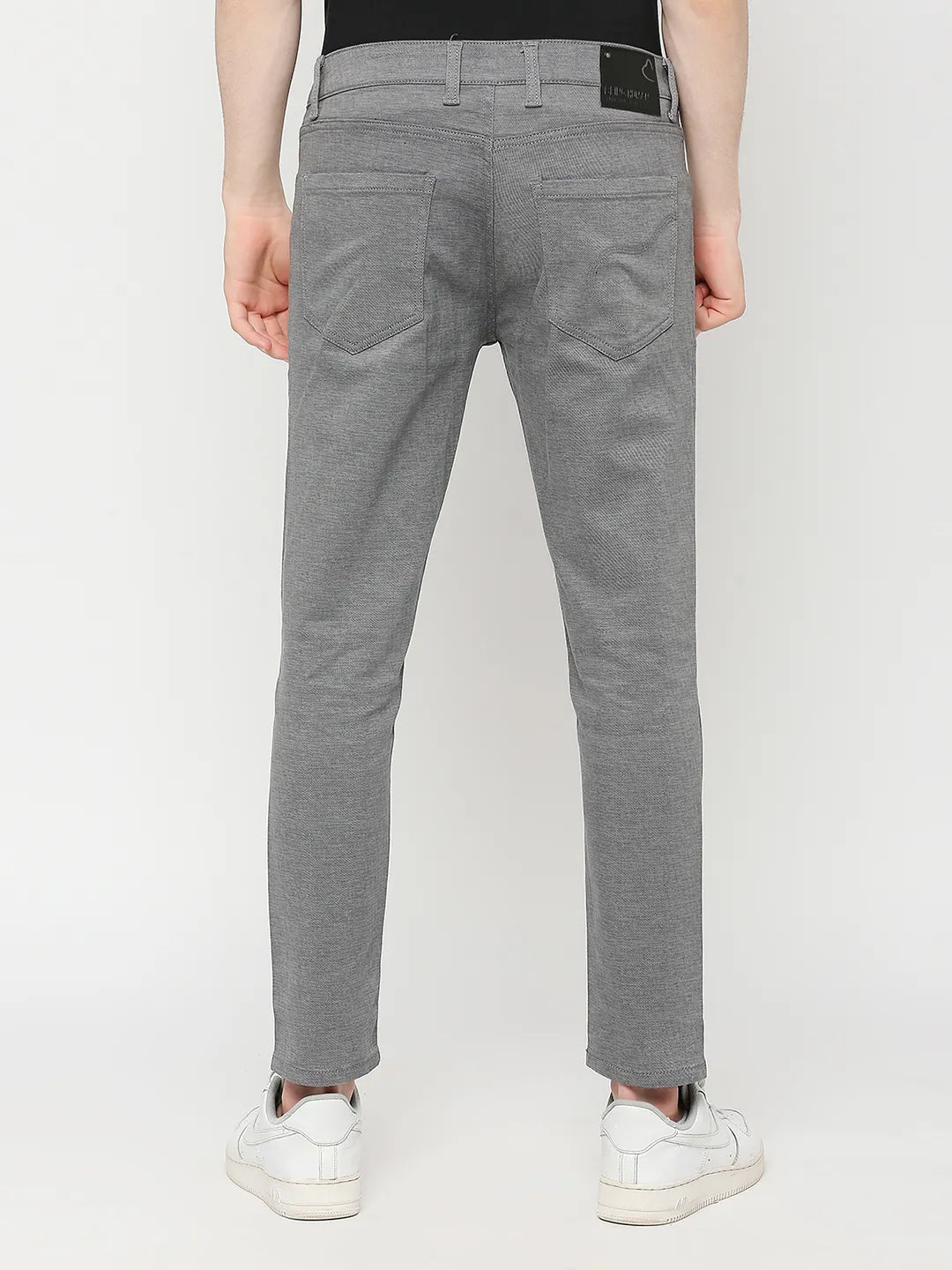 Being Human Clothing Men Cropped Fit Chino-Grey