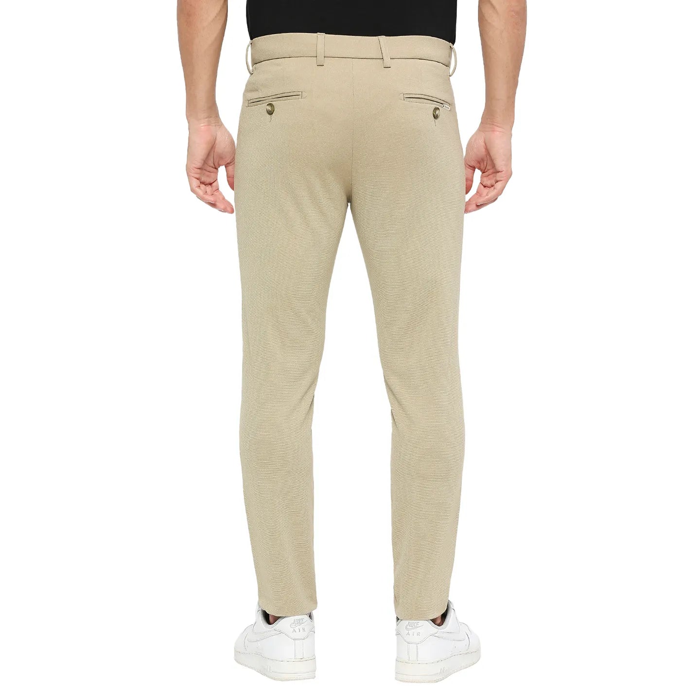 Being Human Clothing Men Cropped Fit Chino-Khaki