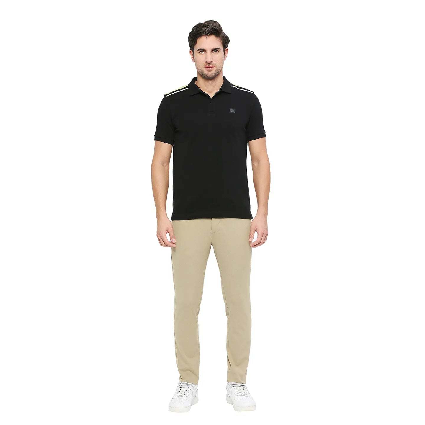 Being Human Clothing Men Cropped Fit Chino-Khaki