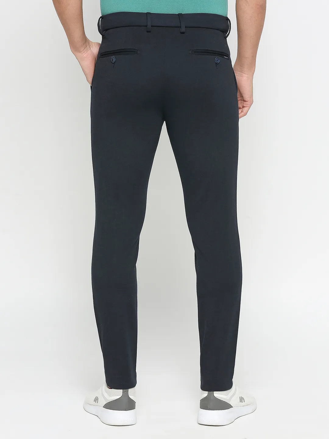 Being Human Clothing Men Cropped Fit Chino-Navy