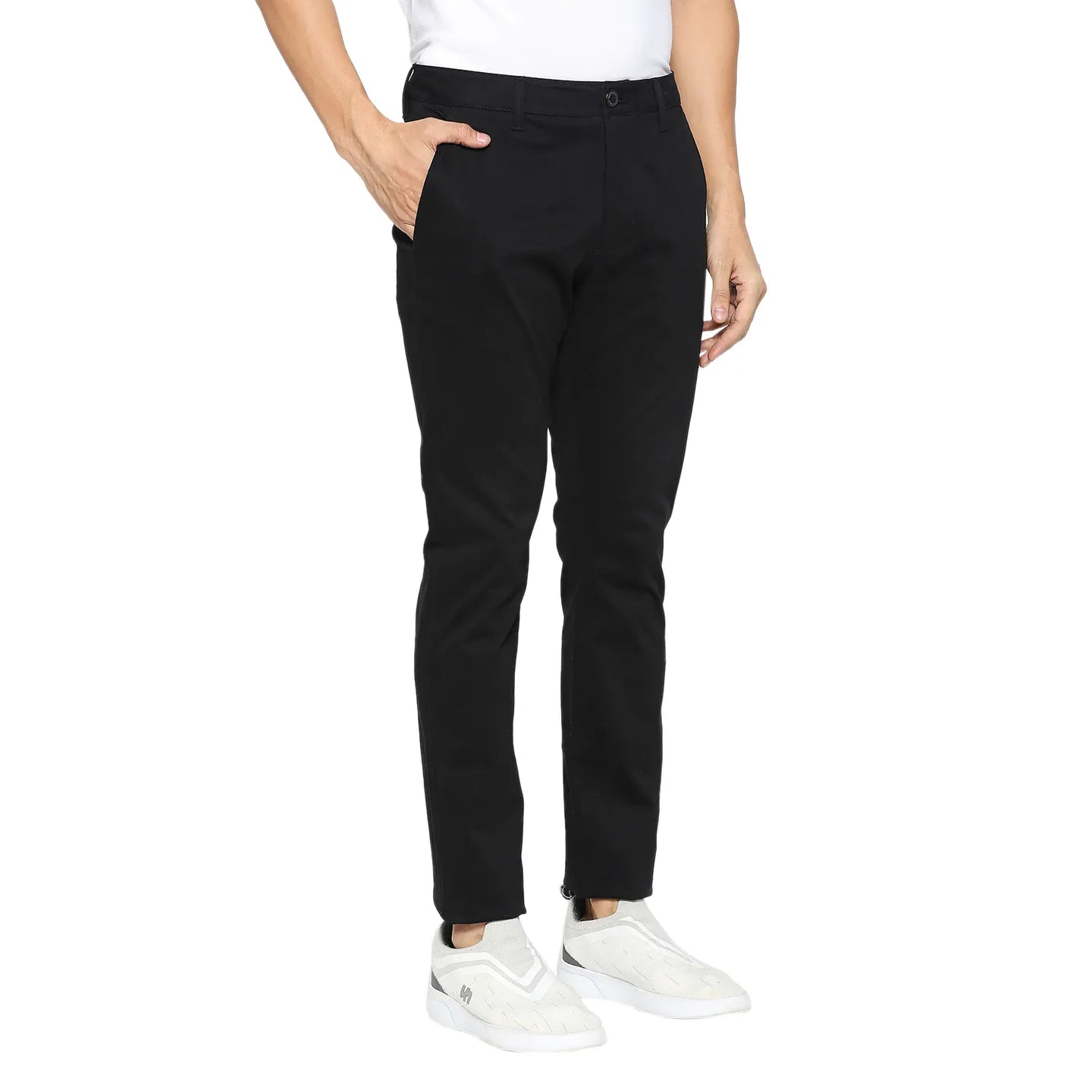 Being Human Clothing Men Slim Fit Chino-Black