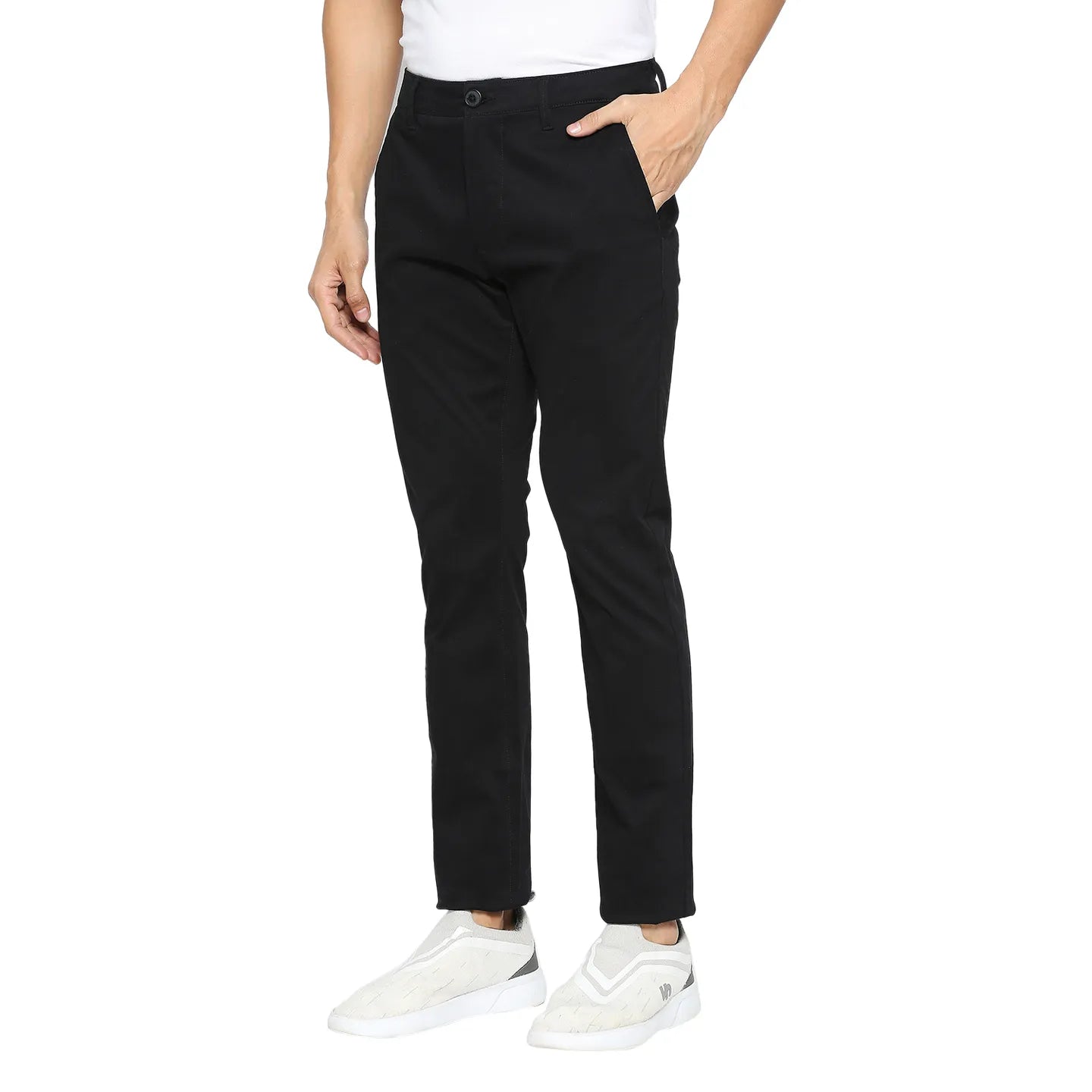 Being Human Clothing Men Slim Fit Chino-Black