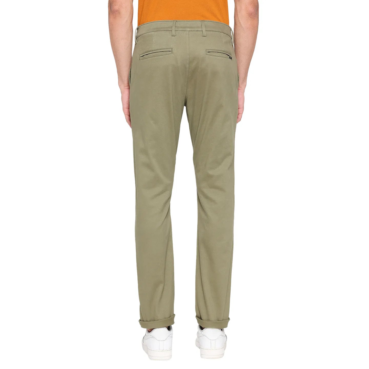 Being Human Clothing Men Slim Fit Chino-Olive