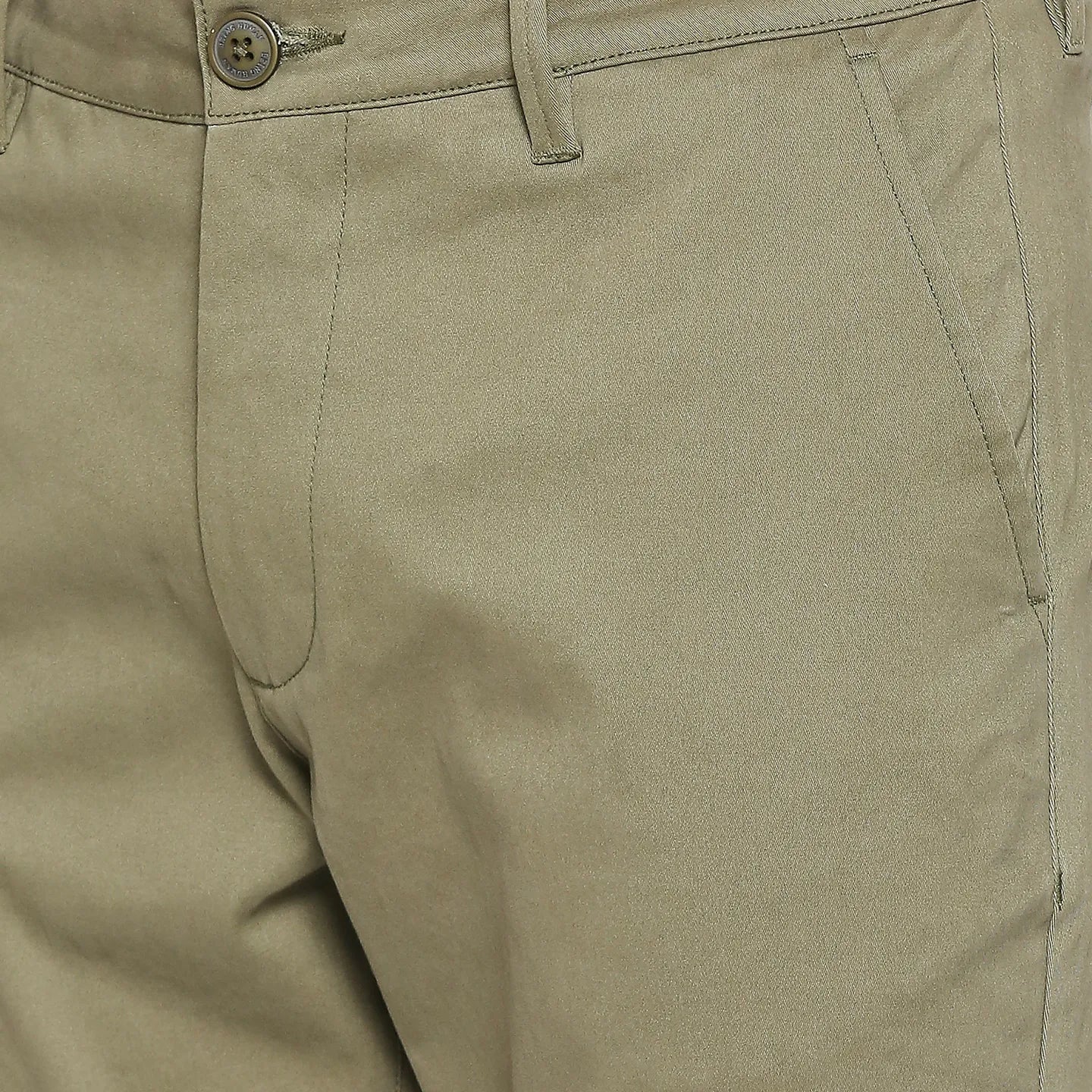 Being Human Clothing Men Slim Fit Chino-Olive