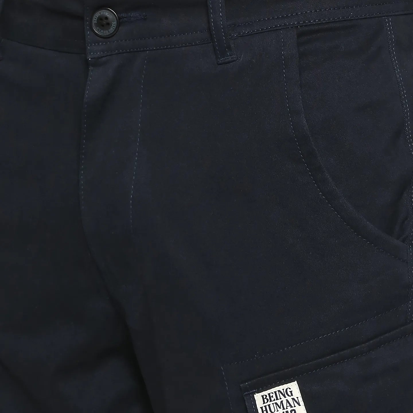 Being Human Clothing Men Slim Fit Chino-Navy