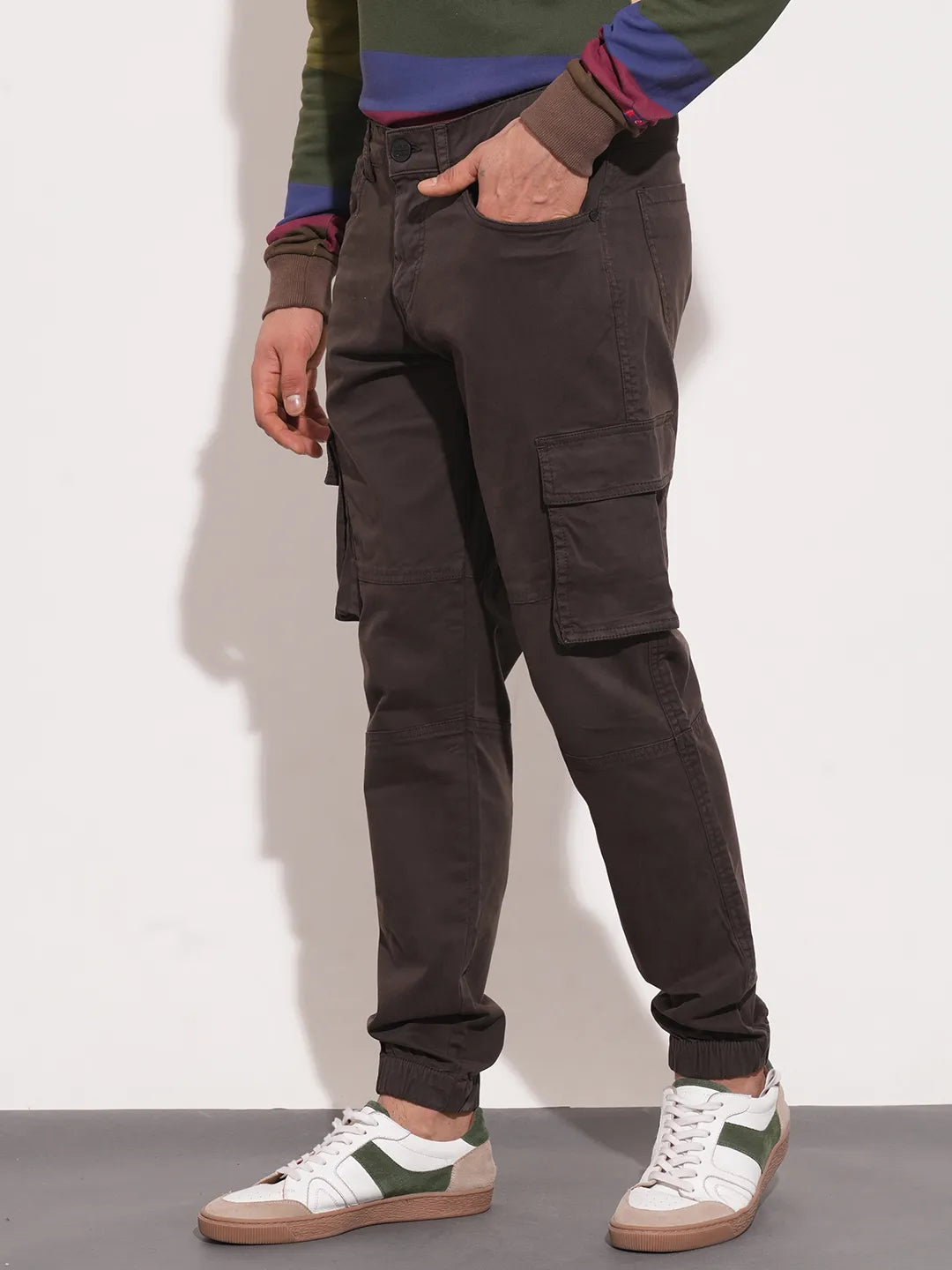 Being Human Clothing Men Slim  Fit Chino-Grey