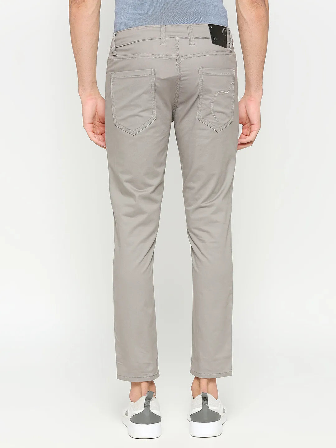 Grey Cropped Fit Men's Chinos by Being Human Clothing