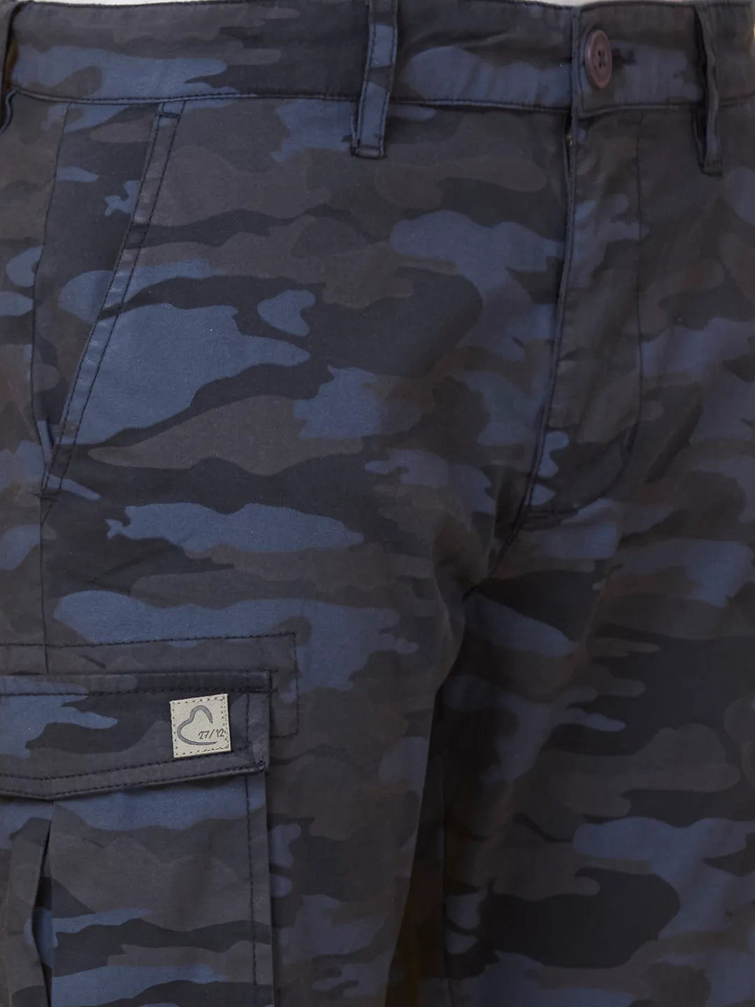 Being Human Clothing Men Slim  Fit Cargo-Blue